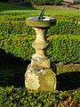 The old sundial in the Perceton gardens.