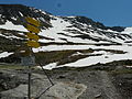 Wegweiser an der Richterhütte