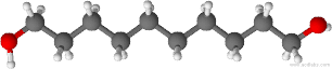 3D model of 1,10-Decanediol