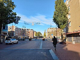 Dapperplein gezien vanaf het zuiden (november 2022)