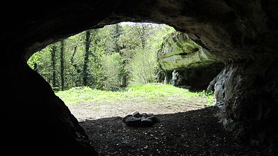 Depuis la grande Baume