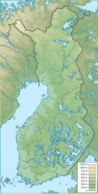 Location map Finlandia