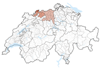 Karte Nordwestschweiz