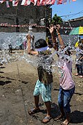 A children's game commemorating independence day