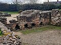 The hypocaust in the tepidarium at the 3rd Bath House, where the pilae stacks would have been