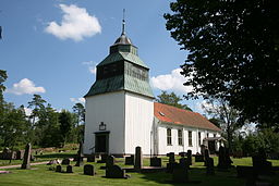 Ljushults kyrka sedd från sydväst