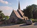 St. Mary's Church i "Llanfairpwll", Anglesey, Wales.