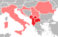 Recognized Albanian Language Map.png