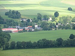 Pohled na Reichenau z hradu Frauenstein