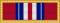 Width-44 Old Glory red ribbon surrounded by gold frame. The ribbon has a central width-3 Old Glory red stripe flanked by pairs of stripes that are respectively width-3 white, width-3 ultramarine blue, width one-half white and width-2 ultramarine blue.