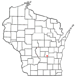 Location of Markesan, Wisconsin