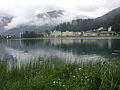 Blick über den Obersee zu Post und Bahnhof