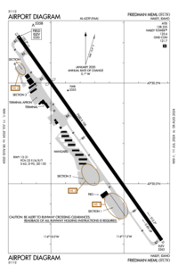 FAA Airport Diagram as of July 2024