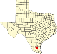 Map of Texas highlighting Brooks County.svg