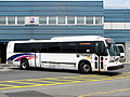 NJ Transit RTS Legend 4101 at Greenville Garage in Jersey City, New Jersey, during a maintenance burn-in.