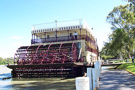 Le Murray Princess à Mannum, Australie