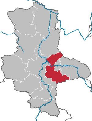 Li position de Subdistrict Anhalt-Bitterfeld in Saxonia-Anhalt