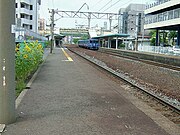 地上駅時代の構内