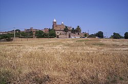 A view of the village of Madremanya