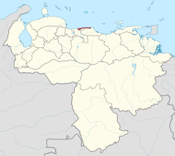 Location within Venezuela