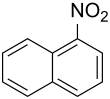 Strukturformel von 1-Nitronaphthalin