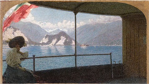 Battello sul Lago Maggiore, 1915, Fondation Cariplo.