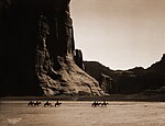 Canyon de Chelly, Navajoindianer.