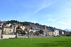 Skyline of Cuxac-Cabardès