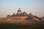 Htukkanthein, ett av de mest kända templen i Mrauk U, Burma.