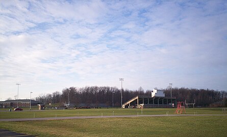 View of the campus Stanton Middle School in the background, 2006