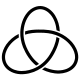 The left handed trefoil knot.