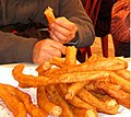 Calentitos or Calientes, also known as Churros