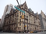 The Dakota, Lennon's residence and the location of the killing.