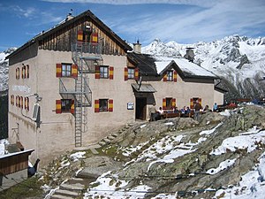 Hochgallhütte im Herbst