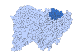 La Armuña – Mappa