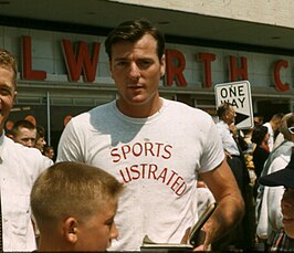 Bob Mathias in Fresno, Californië, ca. 1953.