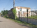 Sinagoga din Ițcani, aflată în ruine (2007). A fost demolată complet în anul 2009.