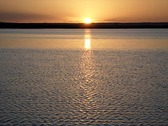 Barrage de Kenadsa près de Béchar.