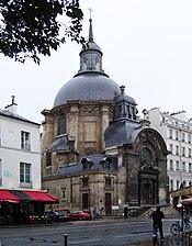 The church before restoration of the facade