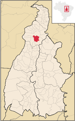 Location of Nova Olinda in the State of Tocantins