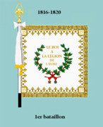 Drapeau de la légion de l'Eure (avers)