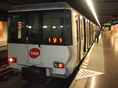 4000 series train at Hospital de Bellvitge station