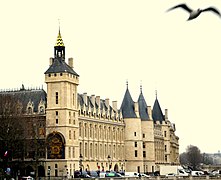 The tower of the Horloge with its belfry