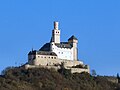 Die Marksburg bei Braubach, einzig nie zerstörte Höhenburg im Mittelrheintal