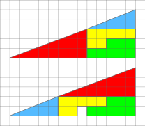 Missing square puzzle