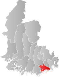 Localisation de Søgne