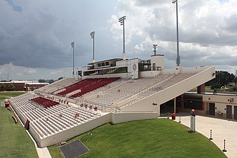 View of the west side seating