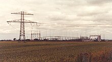 Converter station for Kontek HVDC ín Bentwisch, Germany.