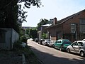 Partie centrale de la rue, devenue « allée Nicolas-Houël », dans l'enceinte du Muséum.