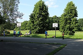 Basketballplatz im Ostpark